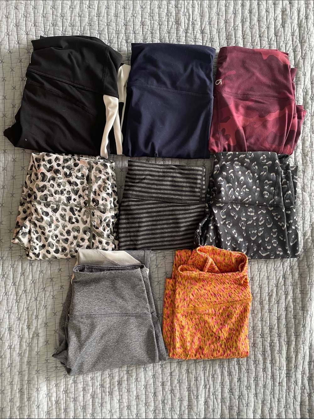Lot of 8 Athletic Leggings